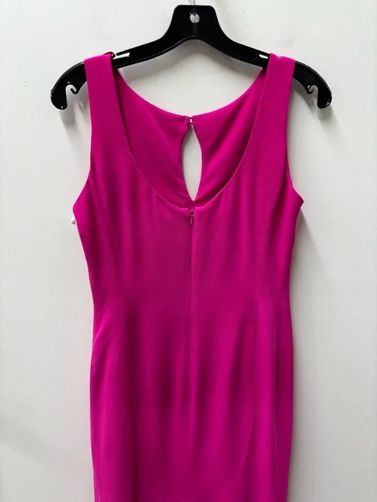 Vintage Dana Buchman Pink Silk Column Maxi Dress - Picture 6 of 8